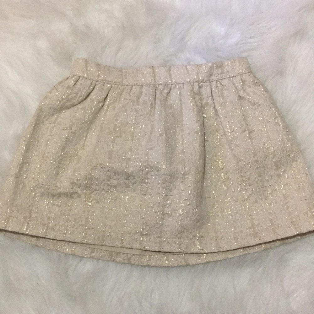 Girls osh Kosh gold shimmer skirt